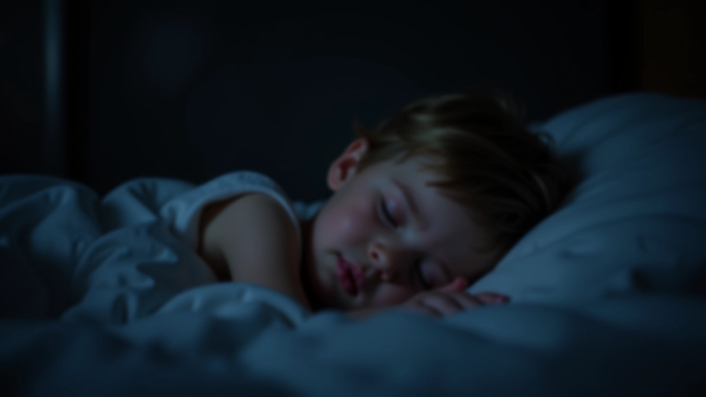 Kind slaapt rustig in bed