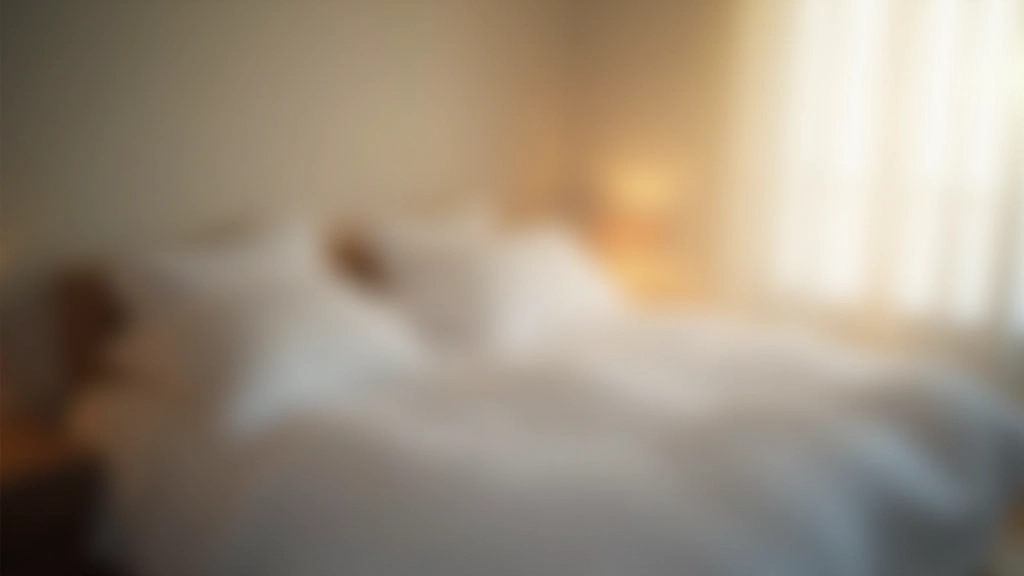 Slaapkamer met bed en donkere omgeving, geen zichtbare elektronische apparaten