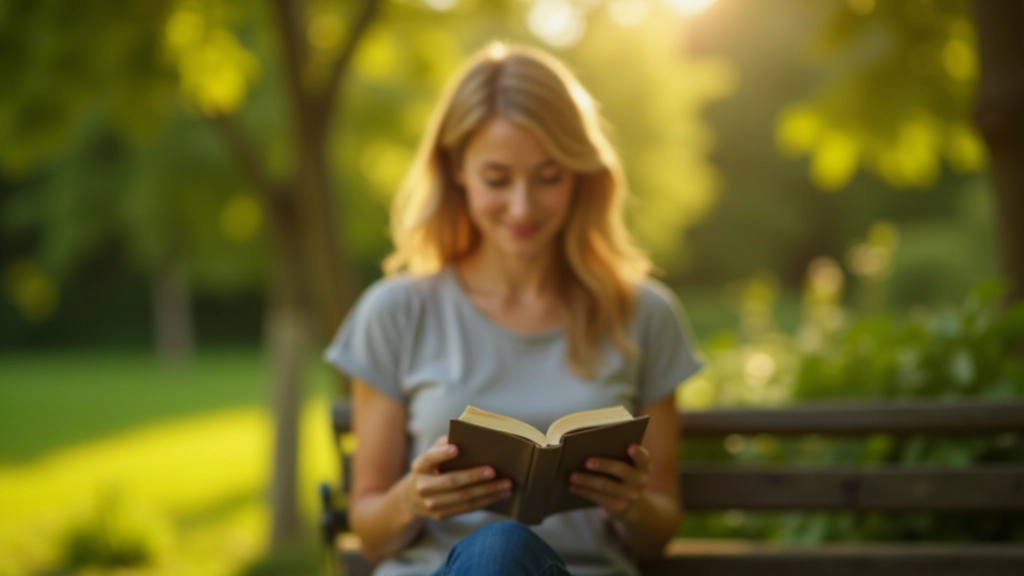 Persoon die boek leest buiten